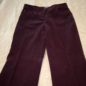 Dahlia Collection fine wale corduroy wide leg jeans, 10